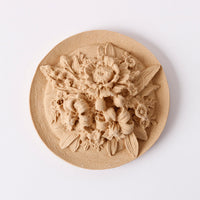 Pentart elastisches Holz Flower Rosette 7 cm