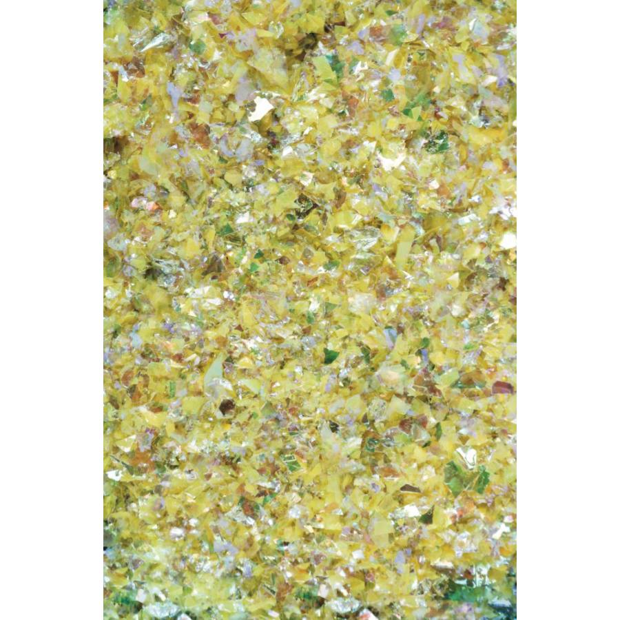 Pentart Galaxy Flakes – Schimmernde Effektflocken – Pluto Gelb