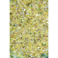 Pentart Galaxy Flakes – Schimmernde Effektflocken – Pluto Gelb