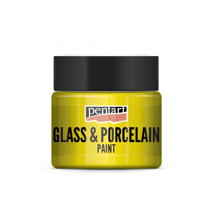 PENTART Glas- und Porzellanfarbe - 30 ml – 21335 - Gelb