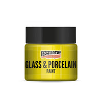PENTART Glas- und Porzellanfarbe - 30 ml – 21335 - Gelb