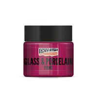 PENTART Glas- und Porzellanfarbe - 30 ml – 21338 - magenta