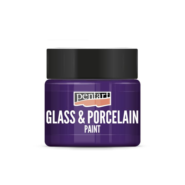 PENTART Glas- und Porzellanfarbe - 30 ml – 21339 - Violett