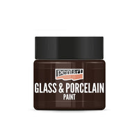 PENTART Glas- und Porzellanfarbe - 30 ml – 21340 - Braun