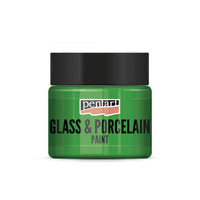 PENTART Glas- und Porzellanfarbe - 30 ml – 21341 - Apfelgrün
