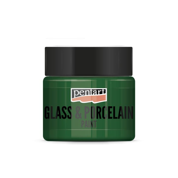 PENTART Glas- und Porzellanfarbe - 30 ml – 21342 - Grün