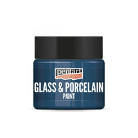 PENTART Glas- und Porzellanfarbe - 30 ml – 21344 - Türkis-Blau