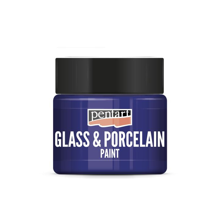 PENTART Glas- und Porzellanfarbe - 30 ml – 21345 - Blau