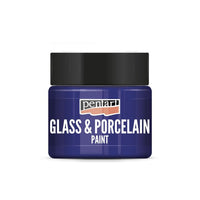 PENTART Glas- und Porzellanfarbe - 30 ml – 21345 - Blau