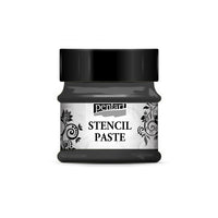 Pentart Metallic Schablonierpaste 50 ml – 29409 Schwarz diamond