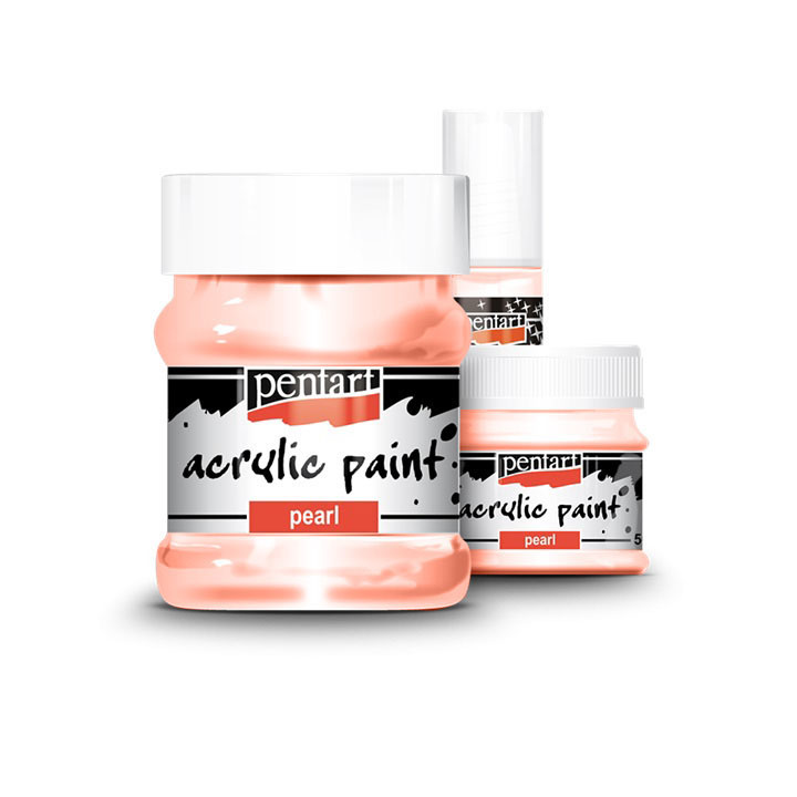 Perlmutt-Acrylfarbe 20 ml | verschiedene Farben — Bild 2
