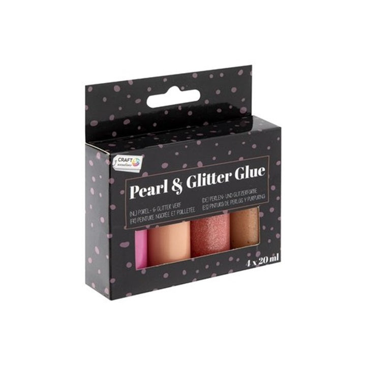Perlmutt- und Glitzerkleber-Set 4 x 20 ml — Bild 2