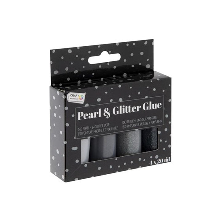Perlmutt- und Glitzerkleber-Set 4 x 20 ml — Bild 2