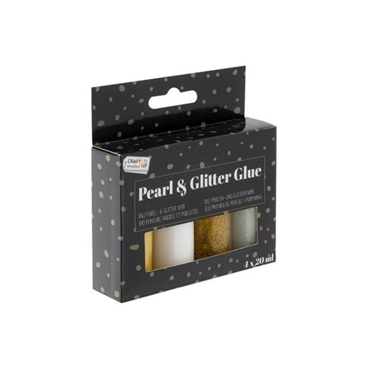 Perlmutt- und Glitzerkleber-Set 4 x 20 ml — Bild 2