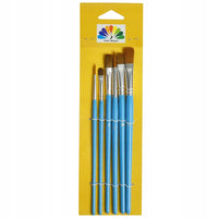 Phoenix Acryl- und Ölfarben-Pinselset, synthetisch, 6-tlg.