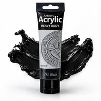 Phoenix Acrylfarbe Heavy Body 100 ml | verschiedene Farben – schwarz / 793