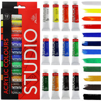 Phoenix Acrylfarben-Set, 12–24 x 12 ml