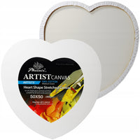 Phoenix Leinwand in Herzform, 350 g/m², 20–50 cm – 50