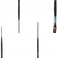 Phoenix Nylonpinsel-Set, braun - 4-teilig