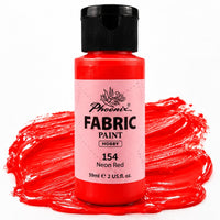 Phoenix Stofffarbe 59 ml | verschiedene Farbtöne – rot / 154