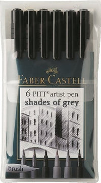 PITT Artistic Pens Set mit 6 Grautönen — Bild 1