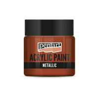 Metallic Acrylfarbe - 50 ml – Rotkupfer