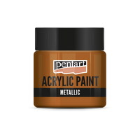Metallic Acrylfarbe - 50 ml – Goldrot