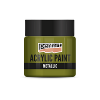 Metallic Acrylfarbe - 50 ml – Goldener Hauch