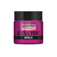 Metallic Acrylfarbe - 50 ml – Magenta