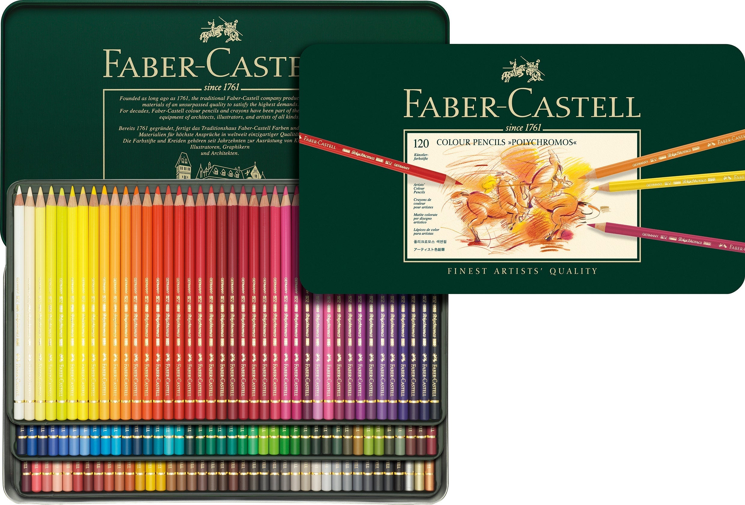 Polychromos Buntstifte Satz 120 Stück - Blatt — Bild 2
