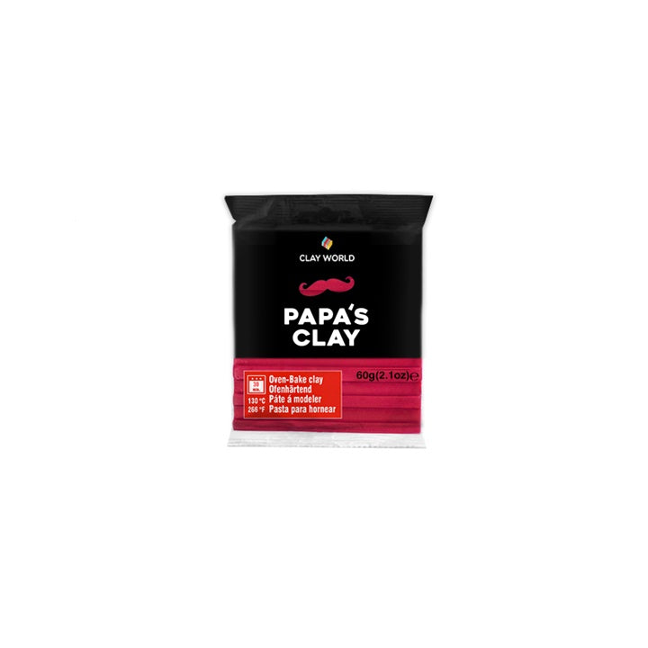 Polymer Clay Papa’s Clay 60 g – Bordeaux