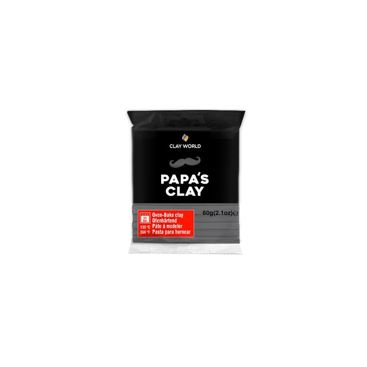 Polymer Clay Papa’s Clay 60 g – Grau