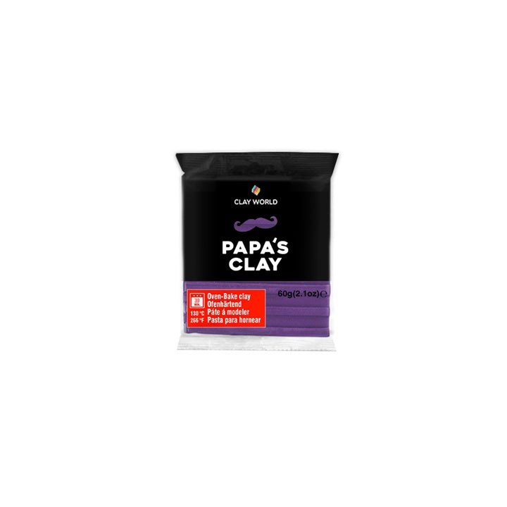 Polymer Clay Papa’s Clay 60 g – Purpur