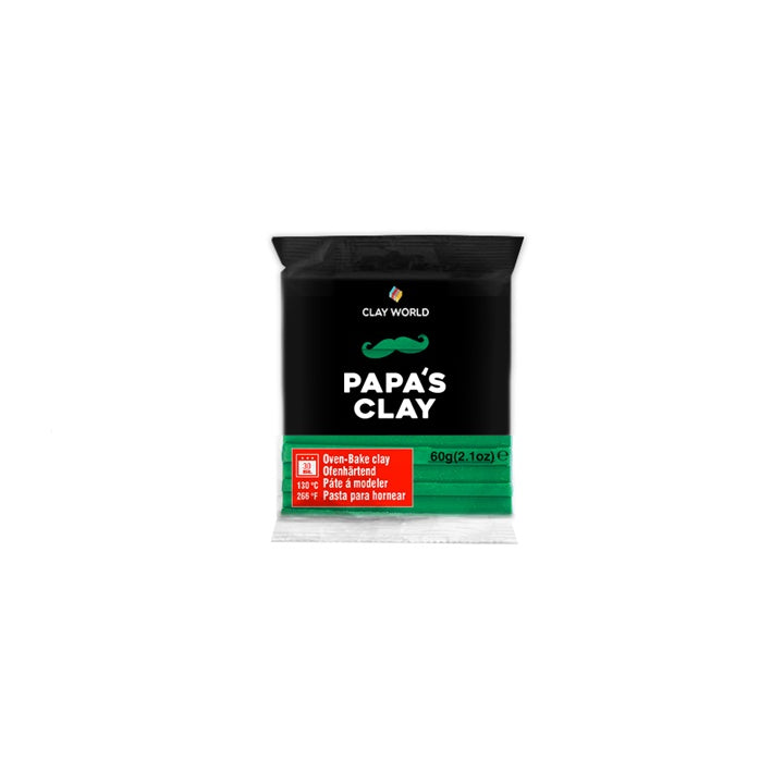 Polymer Clay Papa’s Clay 60 g – Grün