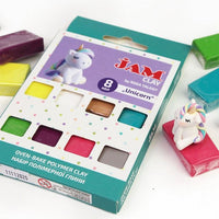 Polymer-Ton Rosa Talent - Einhorn Set 8 x 20 g — Bild 1