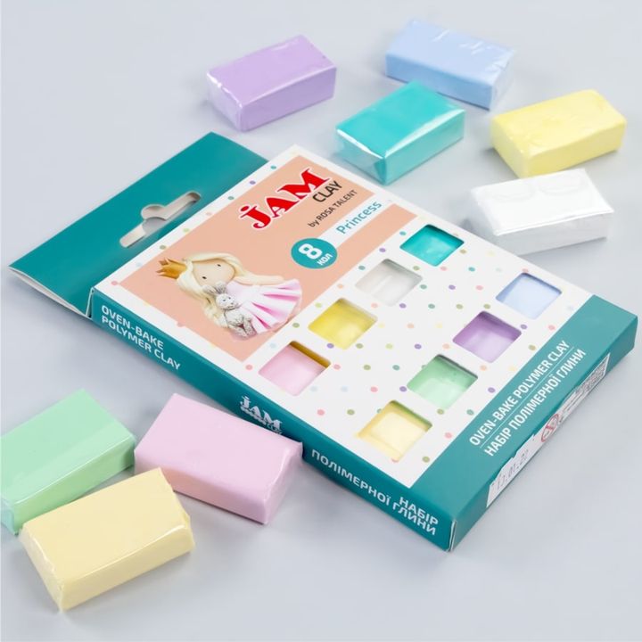 Polymer-Ton Rosa Talent - Prinzessin Set 8 x 20 g — Bild 4