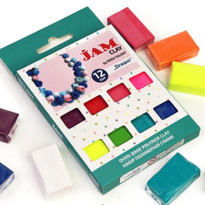 Polymer-Ton Rosa Talent - Traum-Set 12 x 20 g — Bild 1