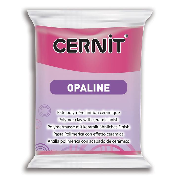 CERNIT Opaline Polymerton 56 g | verschiedene Farbtöne | magenta