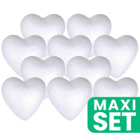 Polystyrol-Herzen 5 cm - 10er-Satz — Bild 1