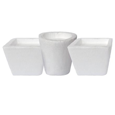 Polystyrol-Töpfe - 3er-Set — Bild 1