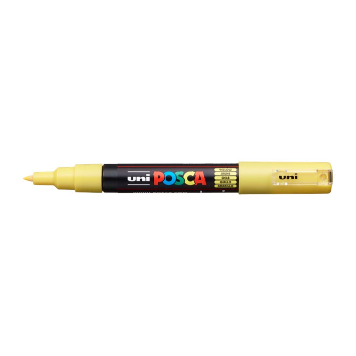 UNI POSCA PC-1M Marker 0,7 - 1 mm | verschiedene Farbtöne | žltá (2)