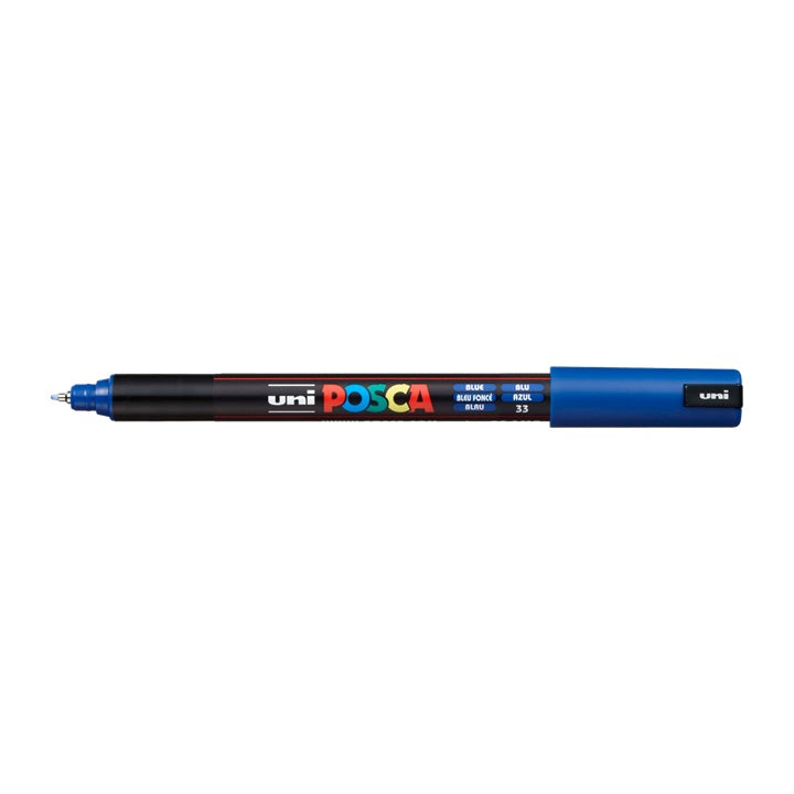 UNI POSCA PC-1MR Marker 0,7 mm | verschiedene Farben | modrá (33)