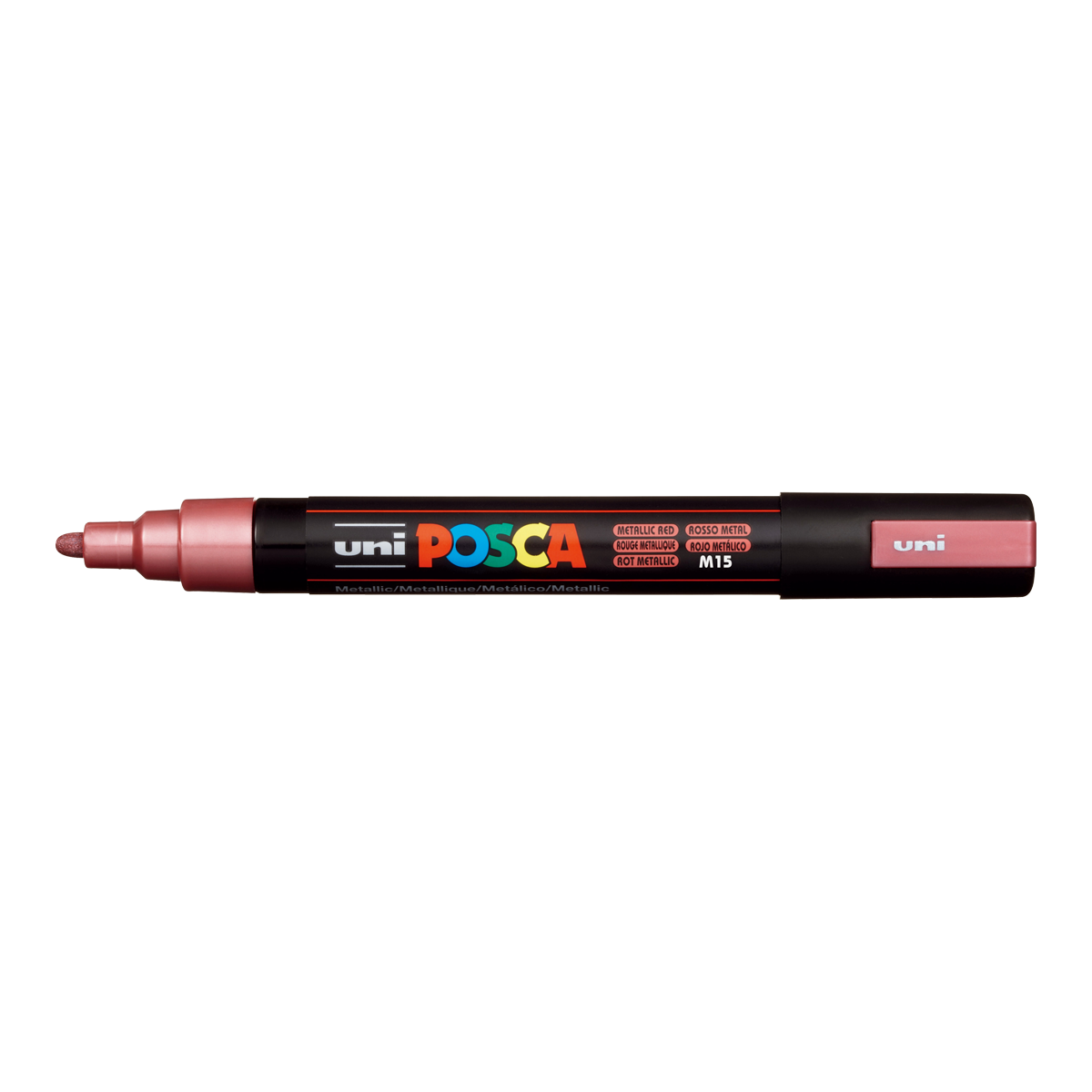 Posca Marker PC-5M, 1,8 – 2,5 mm, Metallic-Rot (M15)