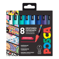 Posca PC-5M OCEAN Marker-Set, 1,8 – 2,5 mm – 8 Stk.