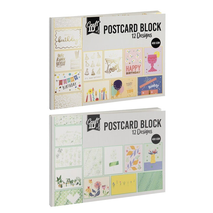 Postkarten-Block 17,6 x 12,5 cm – 12 Designs | verschiedene Motive — Bild 5