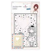Prägeschablone DOCRAFTS Santoro Gorjuss Herz 15 x 21 cm