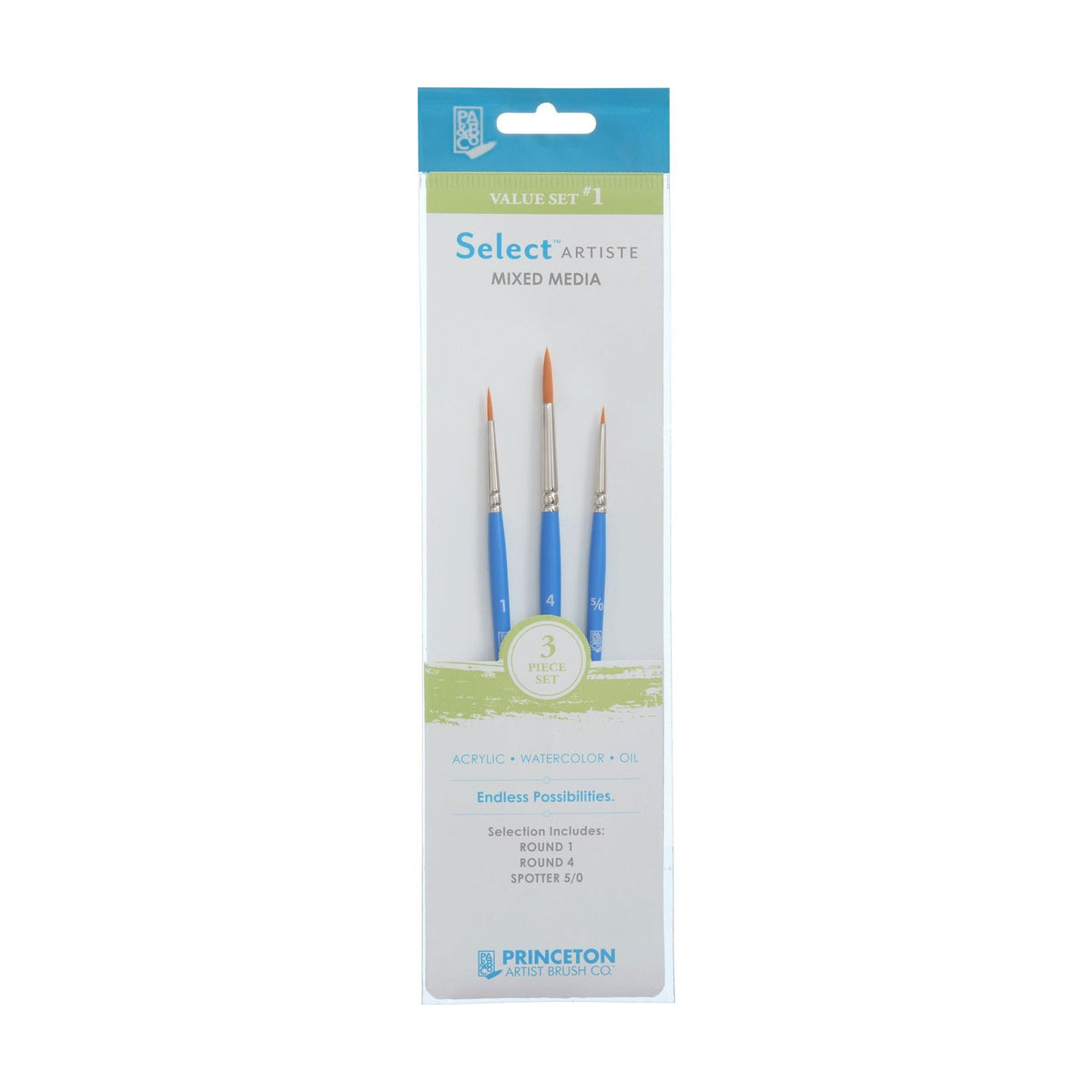 PRINCETON Select Pinselset - 3-teilig