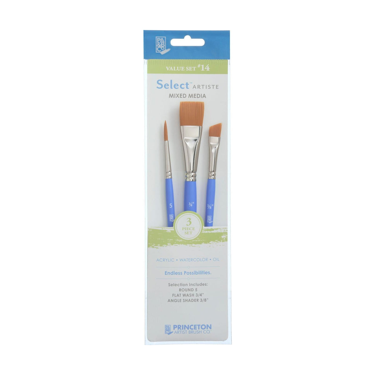 PRINCETON Select Universal-Pinselset Synthetik - 3–6-teilig