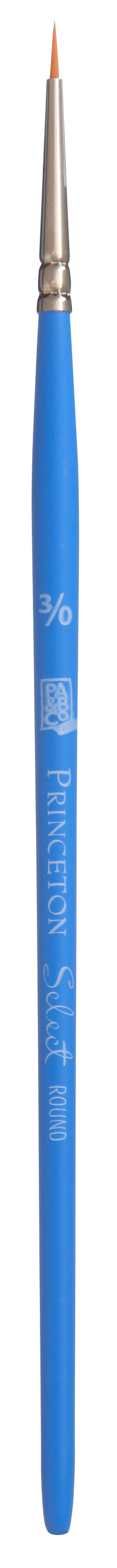 PRINCETON Select Universeller Rundpinsel Synthetik mit kurzem Stiel – 3/0