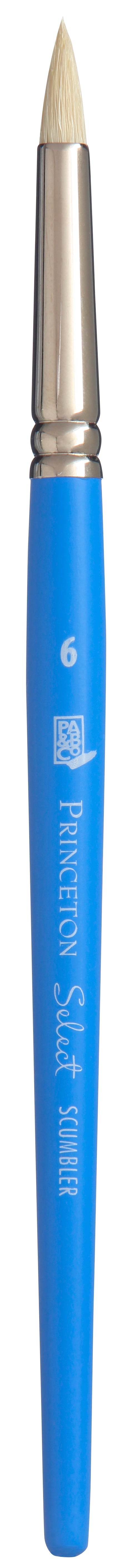 Künstler-Rundpinsel PRINCETON Select Round Scumbler mit Naturborsten – 6